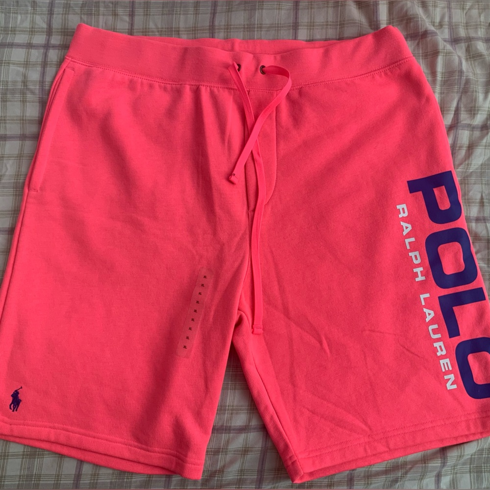 Polo RL Men Sports Shorts Pink